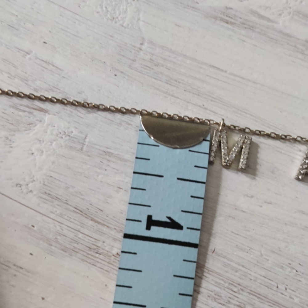 ⭐3 For $21⭐Gold Letter Charm Necklace - Picture 5 of 7